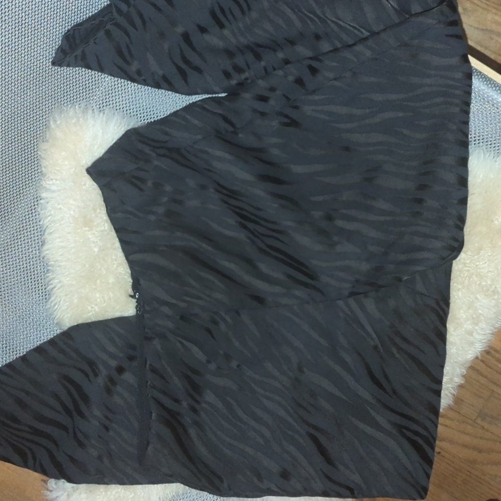 rag & bone black tiger/zebra stripe pants
